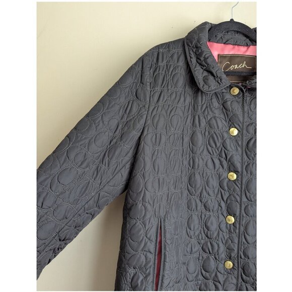 Coach lightweight quilted monogram jacket - Picture 2 of 14